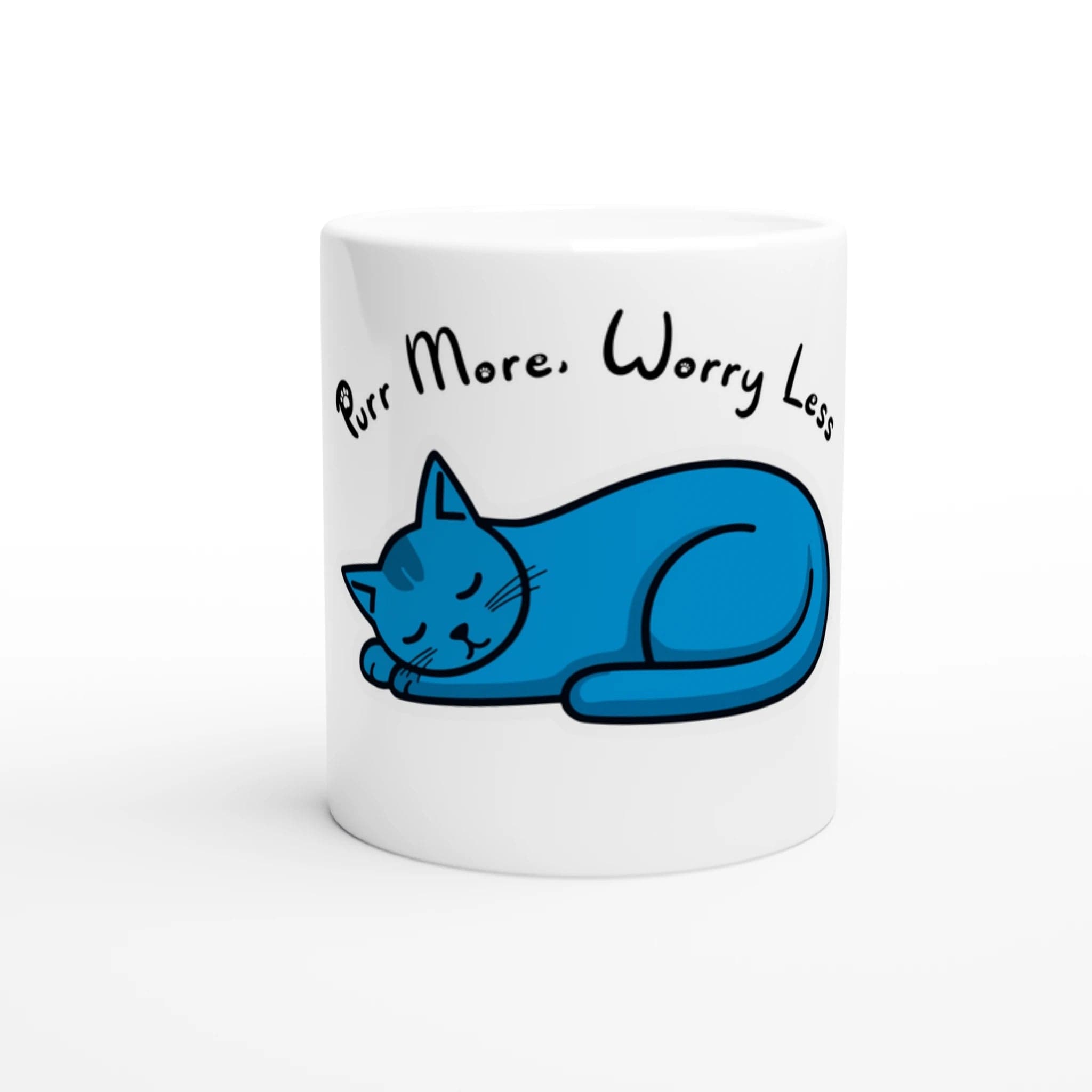 Purr more worry less Mug